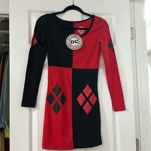 DC comics Harley Quinn dress New with tags